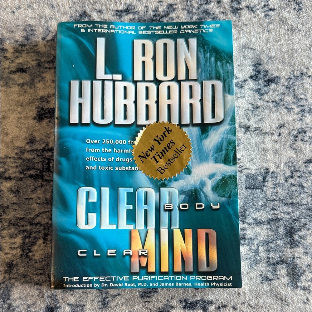 'Clear Body Clear Mind' Book - Blue Cover